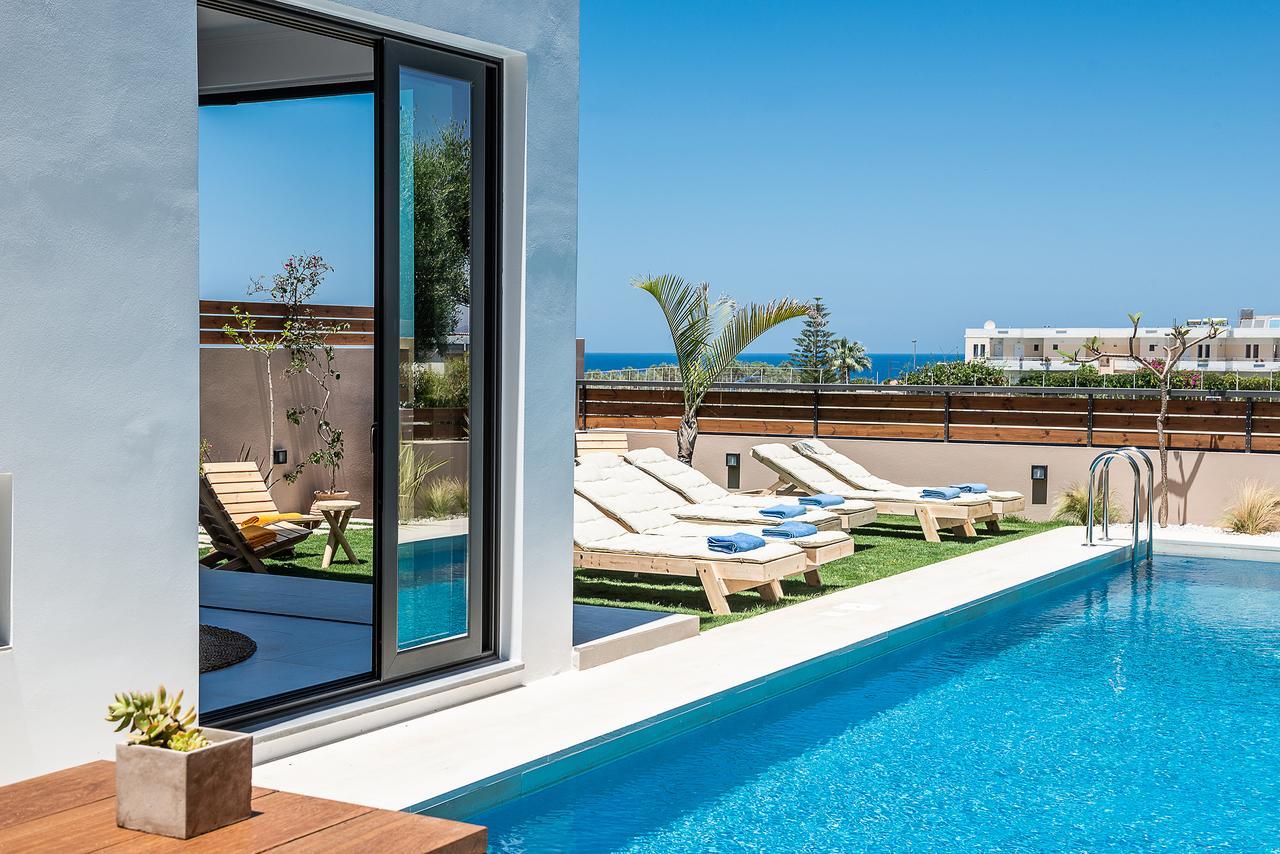 Fos Villa, A Luxe House With Private Heated Pool Galatás Exteriör bild
