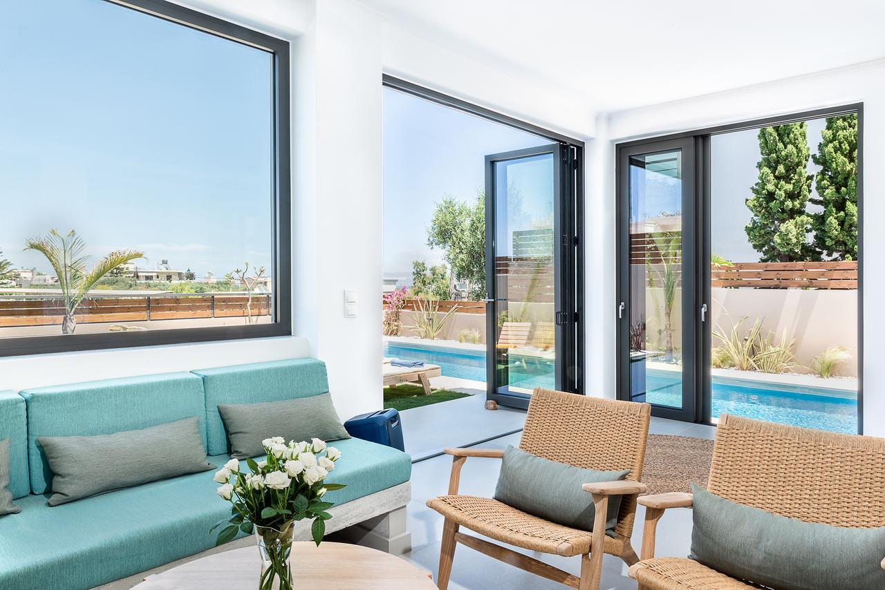 Fos Villa, A Luxe House With Private Heated Pool Galatás Exteriör bild