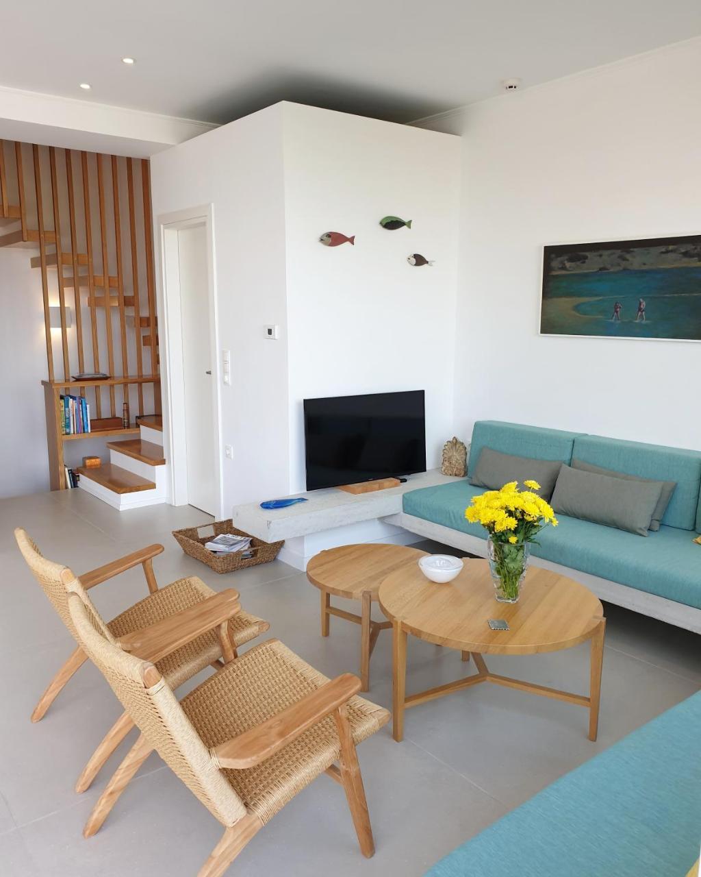 Fos Villa, A Luxe House With Private Heated Pool Galatás Exteriör bild