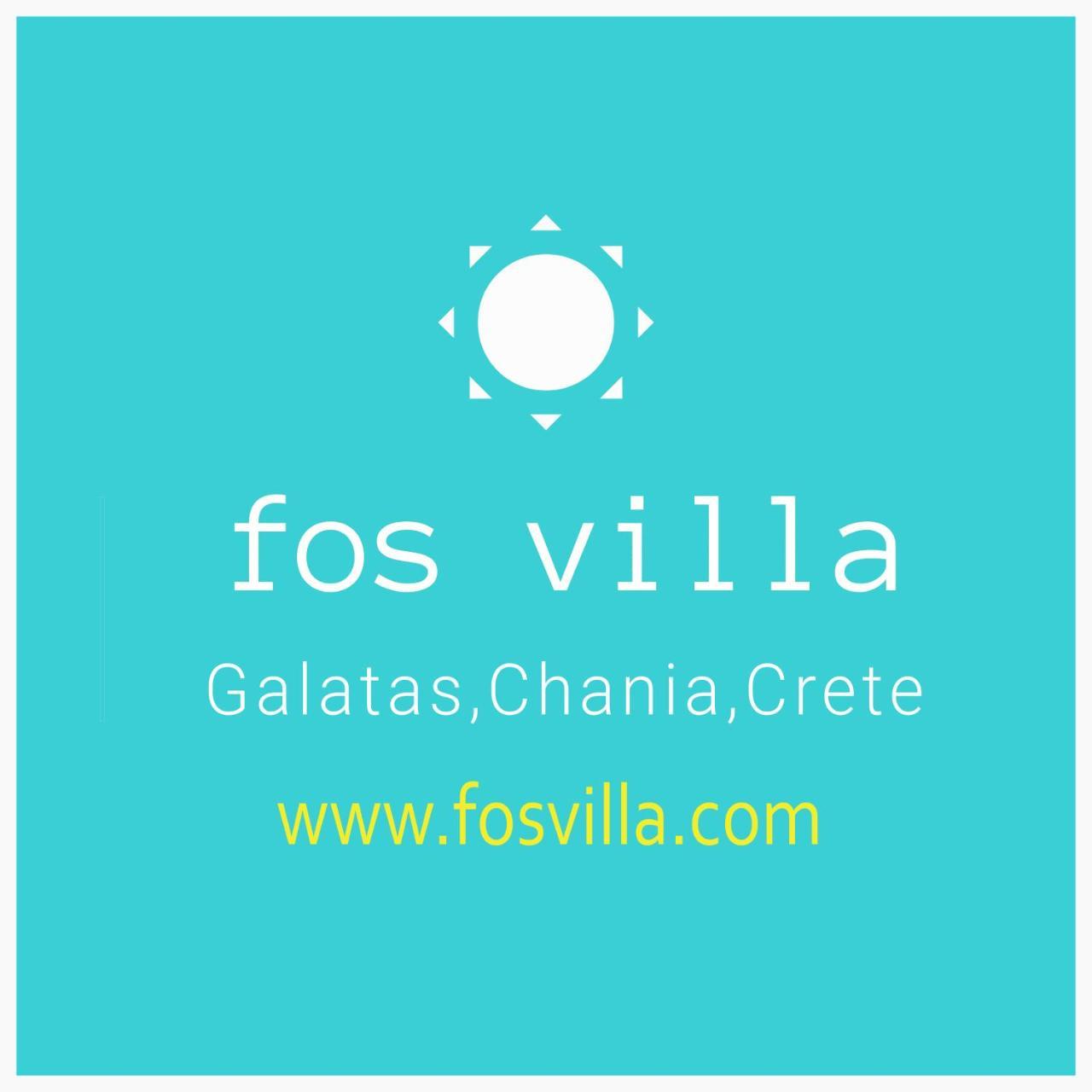 Fos Villa, A Luxe House With Private Heated Pool Galatás Exteriör bild